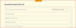 Download Tally Support files